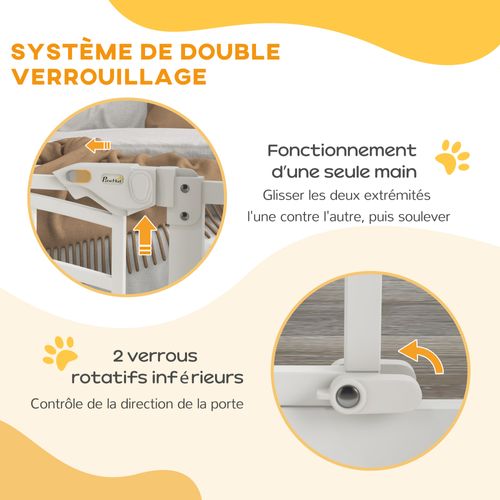 Barrière De Sécurité Pour Chien Extensible - Acier