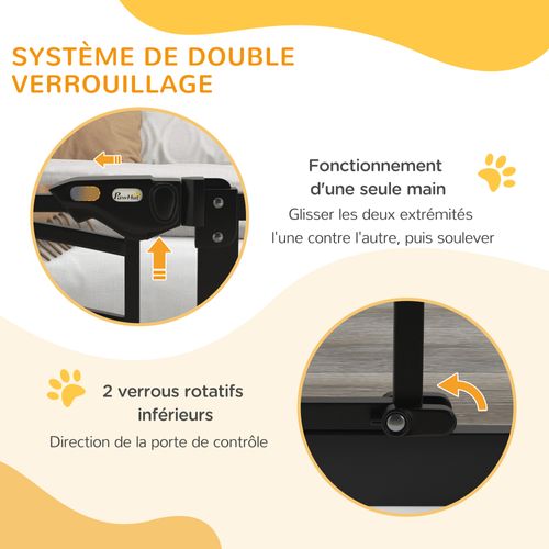 Barrière De Sécurité Pour Chien Extensible - Acier