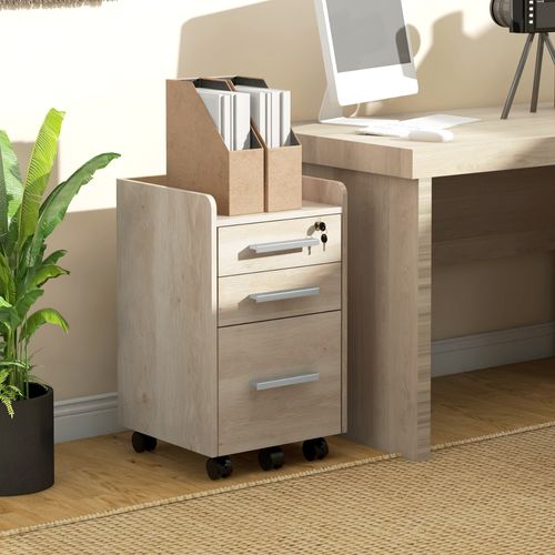 Caisson De Bureau 3 Tiroirs Panneaux Particules Mdf