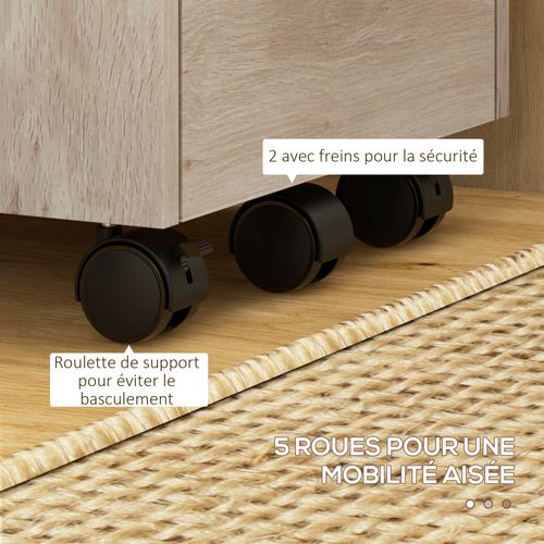 Caisson De Bureau 3 Tiroirs Panneaux Particules Mdf