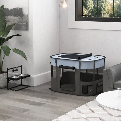 Parc Pour Chien Pliable Dim. 94l X 74l X 60h Cm Tissu Oxford