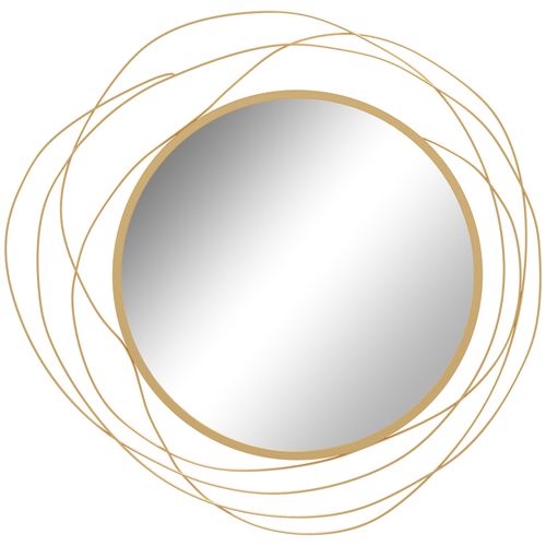 Miroir Rond Design Moderne D. 65 Cm Métal Filaire