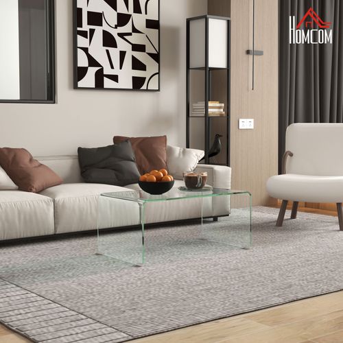 Table Basse Design Contemporain Verre Trempé 10 Mm