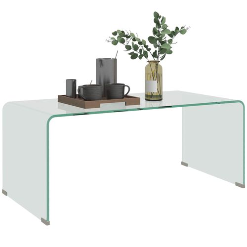 Table Basse Design Contemporain Verre Trempé 10 Mm