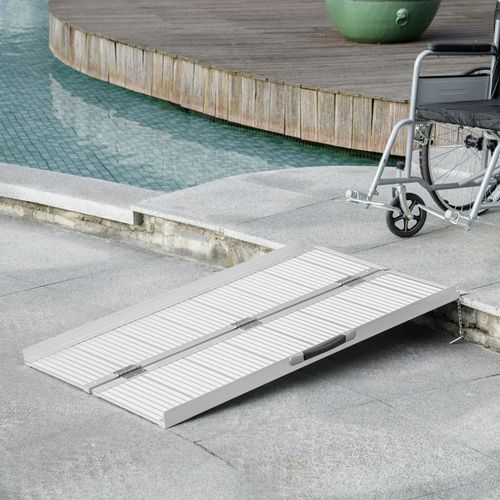 Rampe De Fauteuil Roulant Pliable Max. 270 Kg Alu
