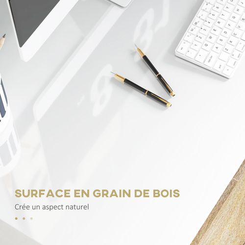 Bureau Multimédia Multi-rangement 1 Étagère