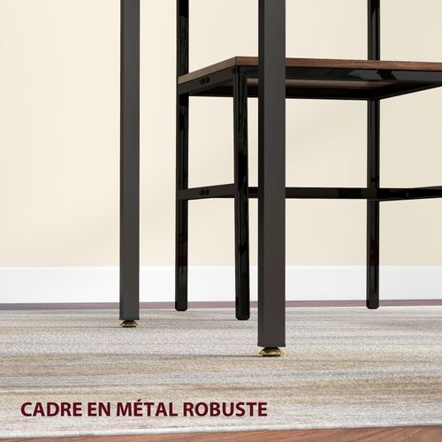 Table à Manger Pliante Avec 2 Abattants, 3-4 Personnes, En Mdf