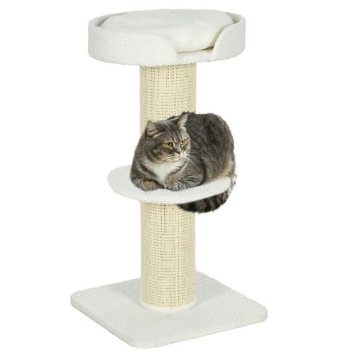 Arbre à Chat Avec Griffoir Centre D'activités 2 Plateformes Coussin