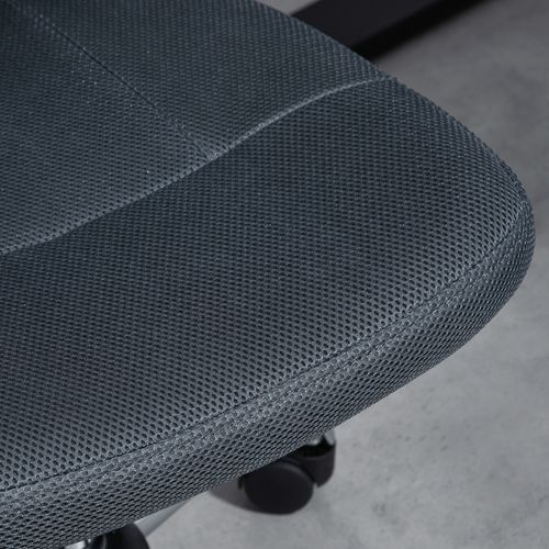 Chaise De Bureau Ergonomique Hauteur Réglable Piètement Chromé Pivotant 360° Revêtement Maille