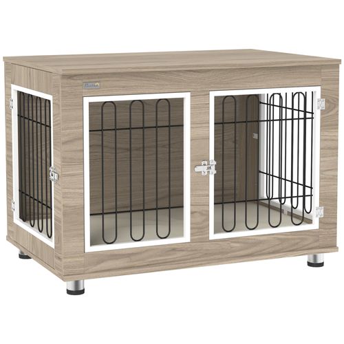 Cage Pour Chien Sur Pied Style Contemporain Avec Coussin
