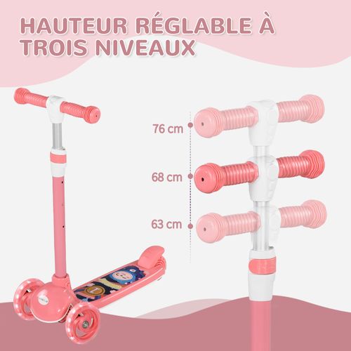 Trottinette Pour Enfants 3 Roues Lumineuses LED