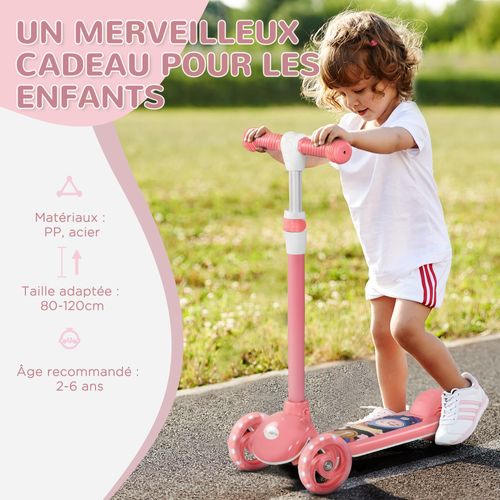 Trottinette Pour Enfants 3 Roues Lumineuses LED