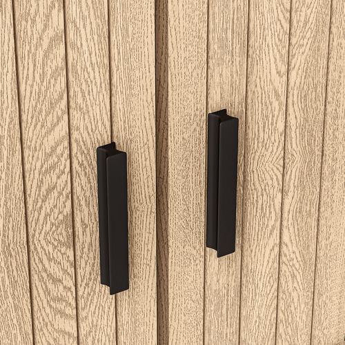 Chevet Table D'appoint Style Shabby Chic 2 Portes Coulissantes