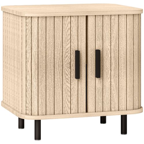 Chevet Table D'appoint Style Shabby Chic 2 Portes Coulissantes