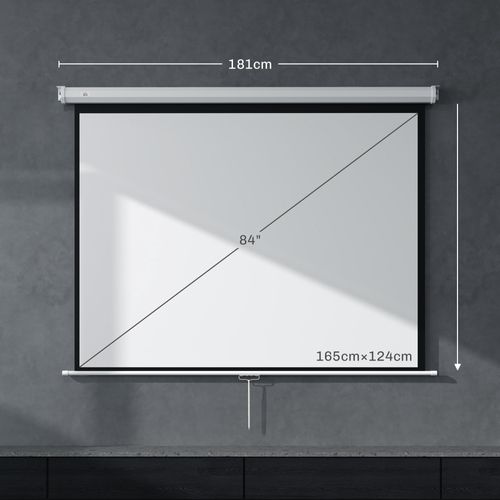 Écran De Projection Home-cinéma TV Format 4:3 84 Pouces 4k Hd