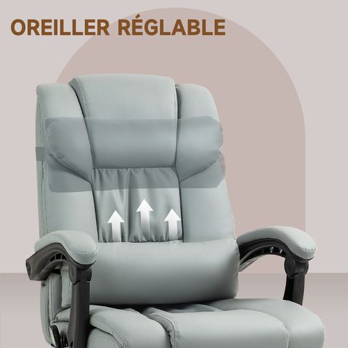 Fauteuil De Bureau Direction Massant Inclinable Réglable