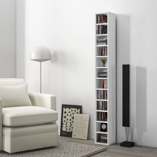 Étagère Colonne Range-cd Dim. 21l X 20l X 175h Cm