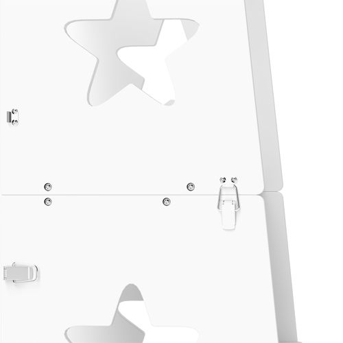 Tour D'apprentissage Enfant Table Ensemble Table Et Chaise 2 En 1 Bois Blanc