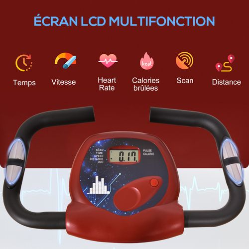 Vélo D'appartement Pliable Réglable Avec Dossier - Bikeez