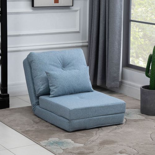 Fauteuil Convertible Chauffeuse Inclinable - Coussin Inclus - Tissu