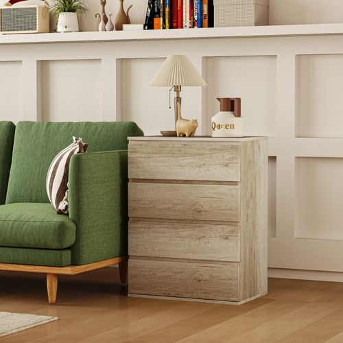 Commode 4 Tiroirs Dim. 60l X 40l X 80h Cm