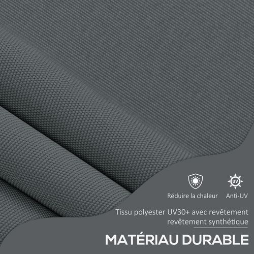 Store Banne Autoportant Manuel Rétractable Réglable Métal Alu Polyester