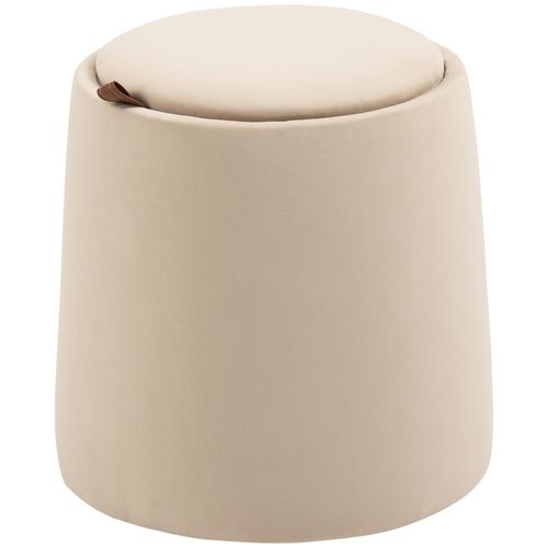 Pouf Coffre Table Basse D'appoint 3 En 1 - Couvercle Double Face - Velours
