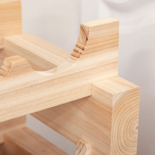 Rack Pour Bouteilles Range-bouteilles Capacité 96 Bouteilles Pin Massif