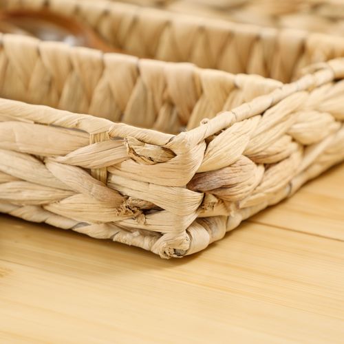 Organiseur De Bureau Étagère 4 Compartiments Jacinthe D'eau