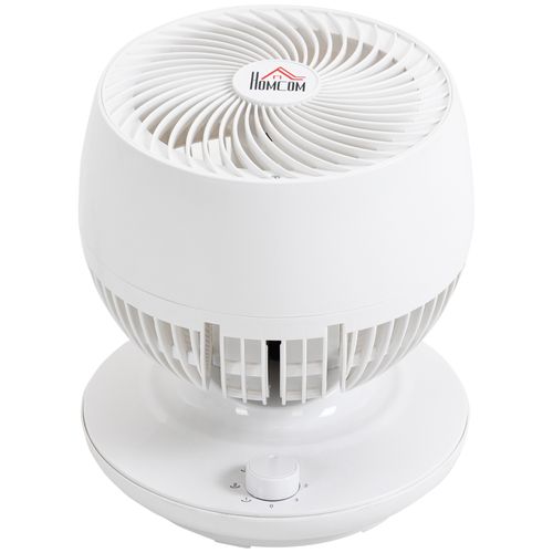 Ventilateur De Table 45w 3 Vitesses Oscillant 70° Inclinable 90° Blanc