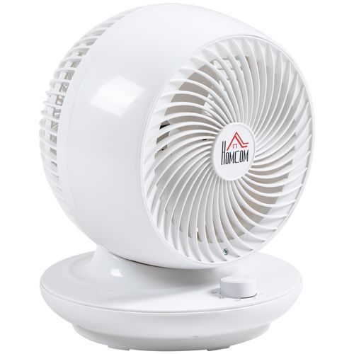 Ventilateur De Table 45w 3 Vitesses Oscillant 70° Inclinable 90° Blanc