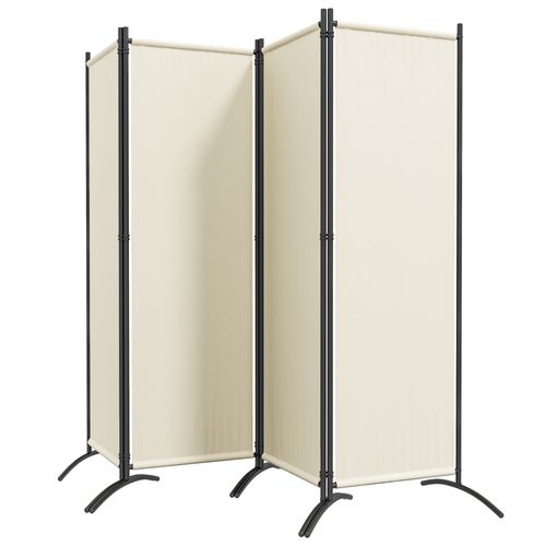 Brise-vue Paravent Sur Pied Séparateur 4 Panneaux 221 X 172 Cm