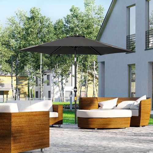 Parasol Octogonal Inclinable 2,6 M Métal