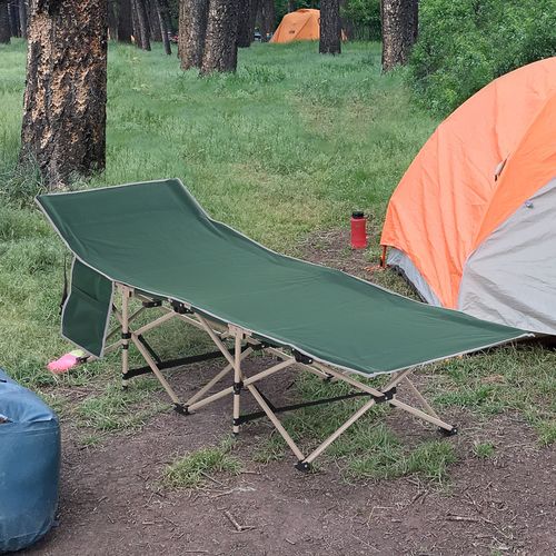 Lit De Camp Camping Pliable Max. 150 Kg Sac Inclus Acier Oxford