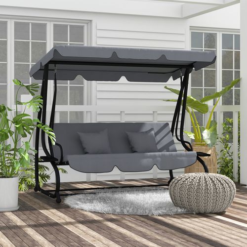 Balancelle De Jardin 3 Places Convertible