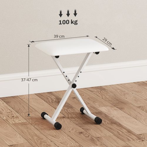 Tabouret Réglable Pliable Piano Clavier