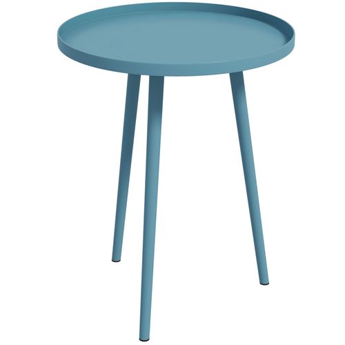 Table Basse De Jardin D'appoint Design Scandinave Ø 40 X 50h Cm Acier