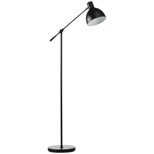 Lampadaire Sur Pied Salon Bureau Style Industriel Acier Noir