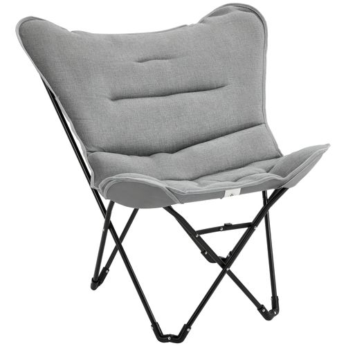 Fauteuil Papillon - Chaise De Camping Pliable - Gris
