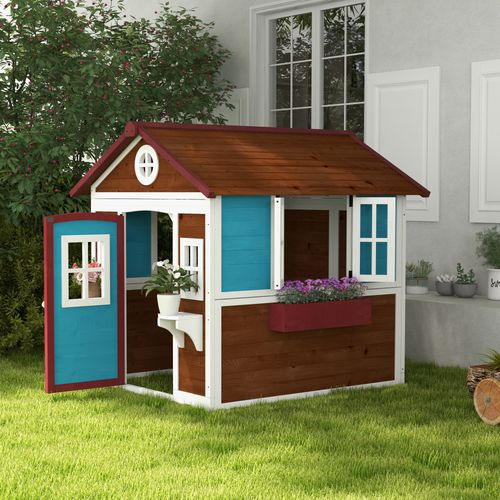 Maison De Jeux Enfant - Jeu Plein Air Maisonnette Enfant - Bois