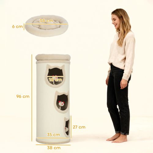 Tour à Griffer Pour Chat Avec Panier Haut - Catztower