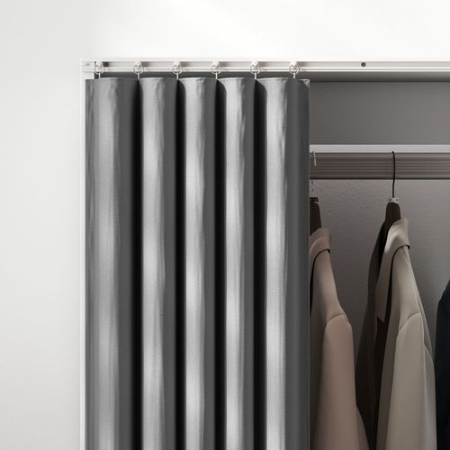 Armoire Penderie Sur Roulettes - Tringle, 2 Compartiments