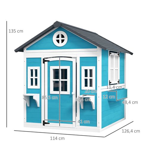 Maison De Jeux Enfant - Jeu Plein Air Maisonnette Enfant - Bois