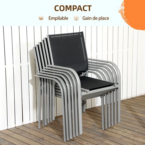 Ensemble De Jardin 6 Personnes Avec Table à Manger