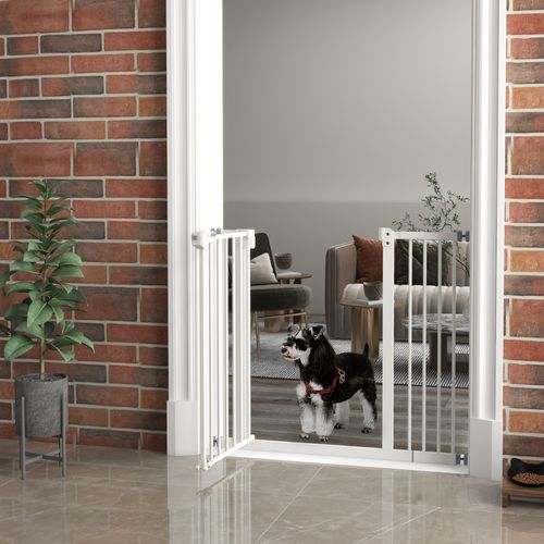 Barrière De Sécurité Chien Porte - L.94 Cm Max. - Sans Perçage