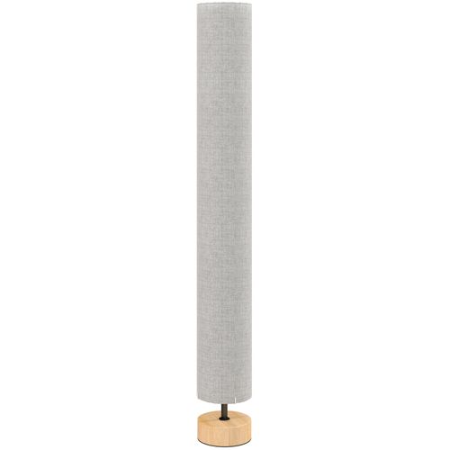 Lampadaire Colonne Sur Pied Bois Contemporain H.120 Cm