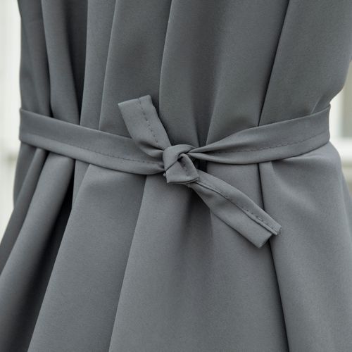 Parasol Déporté Carré Dim. 2,5 X 2,5 M Métal Polyester Anthracite