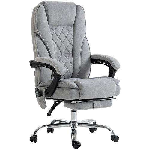 Fauteuil De Bureau Manager Massant Chauffant Inclinable Velours