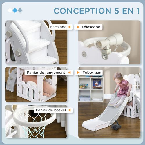 Toboggan Pour Enfant Multifonction Hdpe