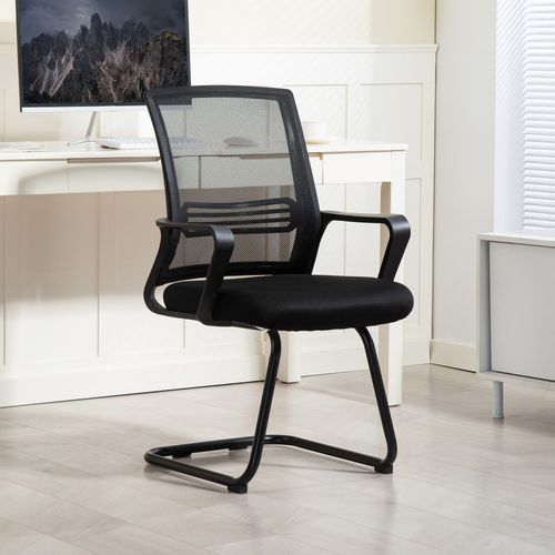Chaise De Visiteur Design Ergonomique Noir